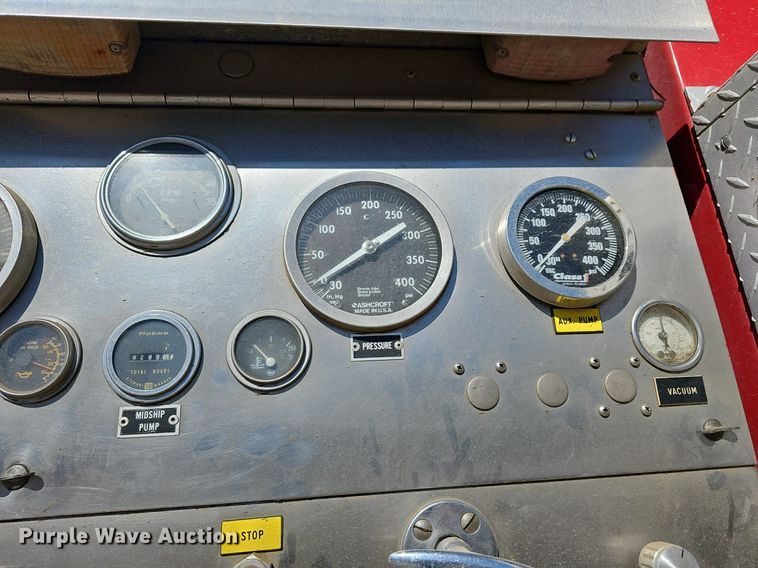 image for item DM1584 1985 Van Pelt Spartan fire truck