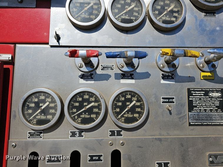 image for item DM1584 1985 Van Pelt Spartan fire truck