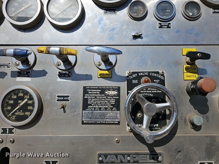 image for item DM1584 1985 Van Pelt Spartan fire truck