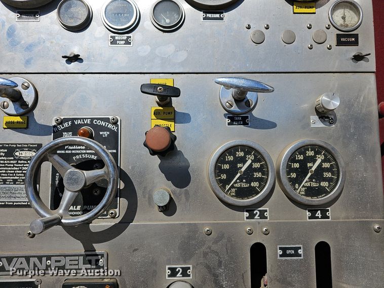 image for item DM1584 1985 Van Pelt Spartan fire truck