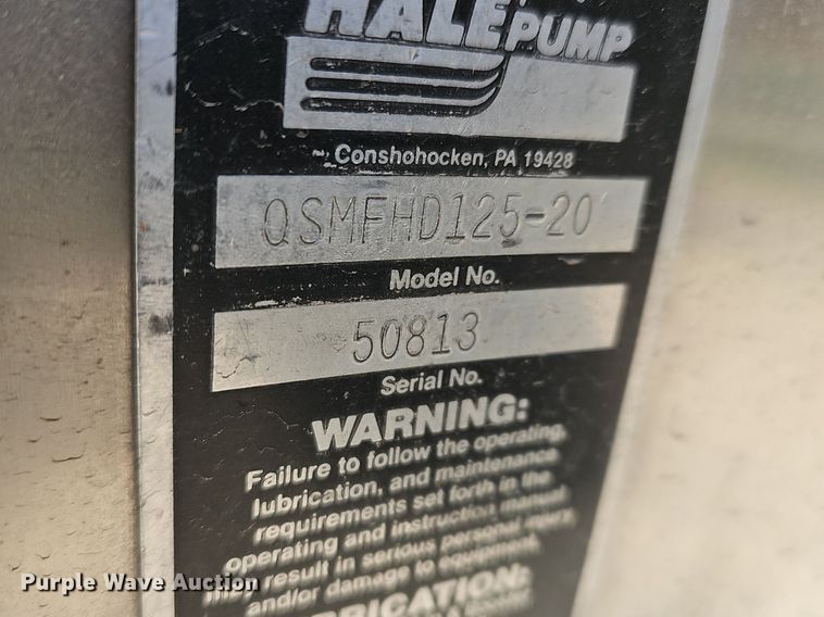 image for item DM1584 1985 Van Pelt Spartan fire truck