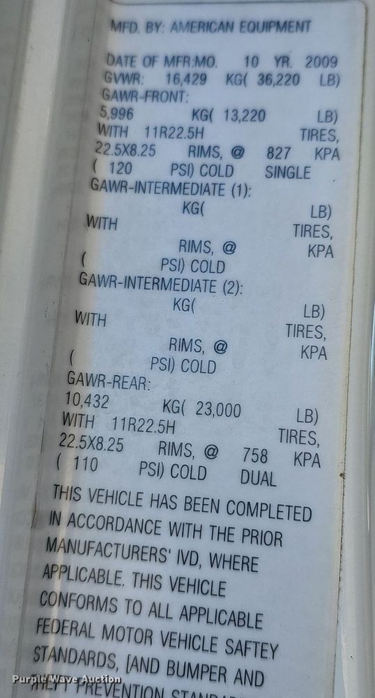 image for item DM1586 2010 International  WorkStar 7300 dump truck