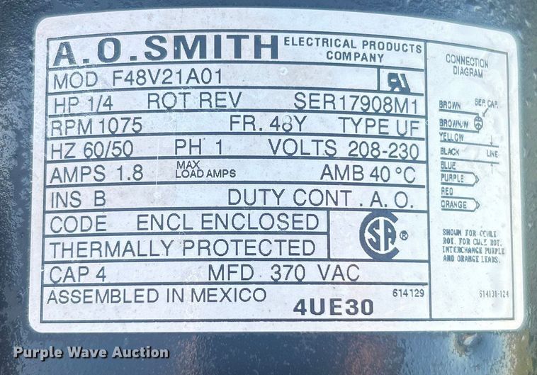 image for item DO1063 Alfa Laval Model AC3000 Stainless steel milk tank