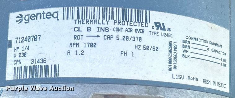 image for item DO1063 Alfa Laval Model AC3000 Stainless steel milk tank