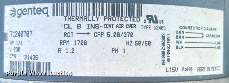 image for item DO1063 Alfa Laval Model AC3000 Stainless steel milk tank