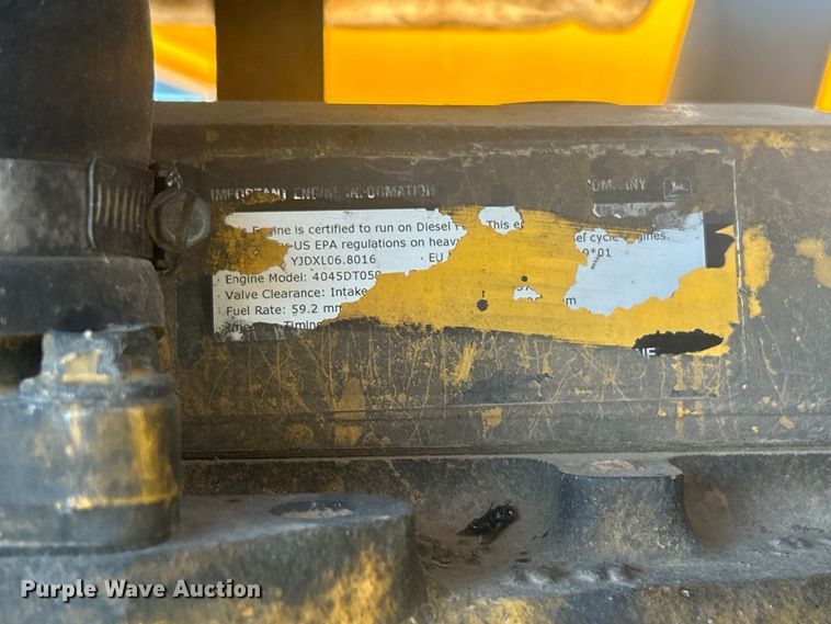 image for item DO1069 John Deere 210LE landscape tractor