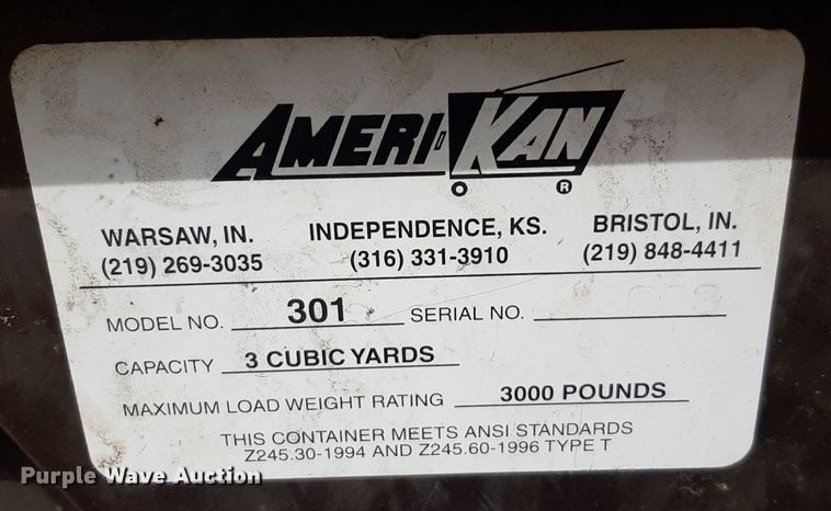 image for item DP2734 (3) dumpsters