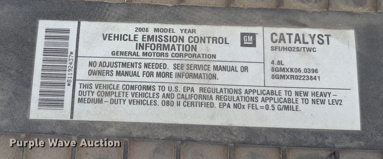 image for item DP2747 2008 Chevrolet Express 2500 van