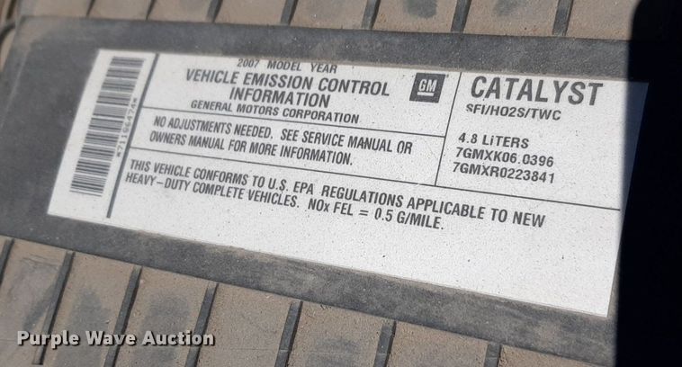 image for item DP2753 2007 Chevrolet Express 2500 van