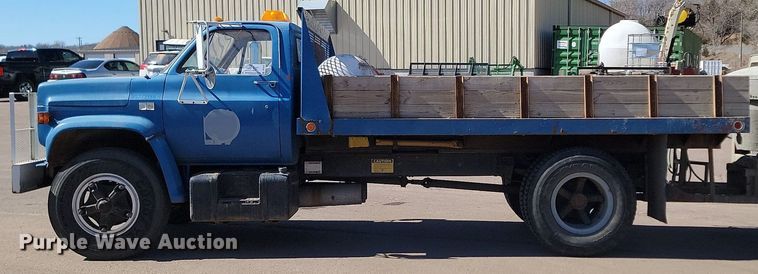 image for item DP3448 1988 Chevrolet  C70 dump flatbed truck