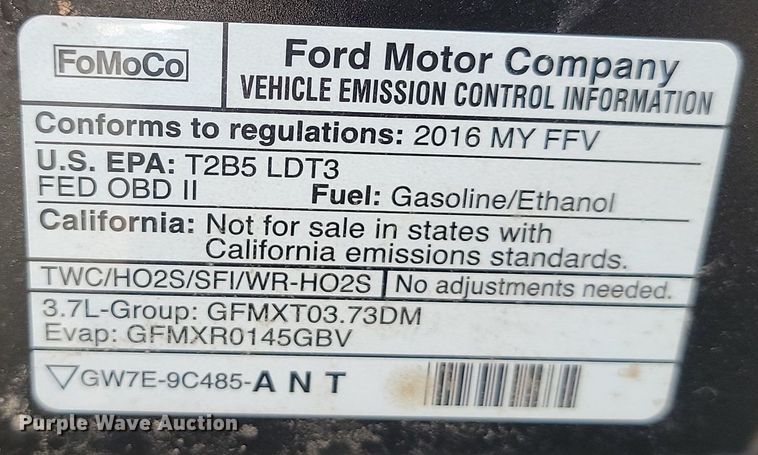 image for item DP3455 2016 Ford  Explorer Police Interceptor  SUV
