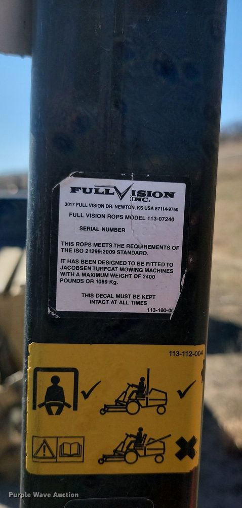 image for item DP3476 Jacobsen  Turfcat 628D lawn mower