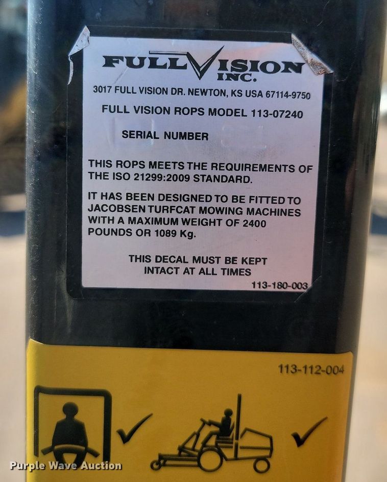 image for item DP3479 Jacobsen  Turfcat 628D  lawn mower