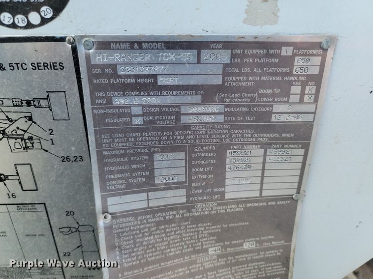 image for item DP3480 2009 Sterling Acterra bucket truck