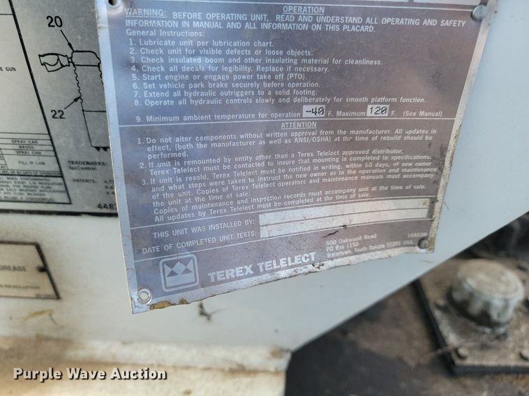 image for item DP3480 2009 Sterling Acterra bucket truck