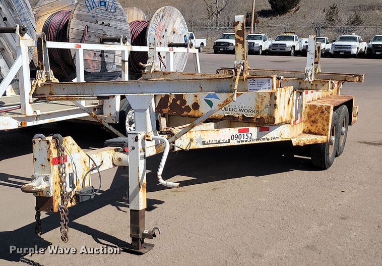 image for item DP3482 2014 Kiefer TRA/REM pole trailer