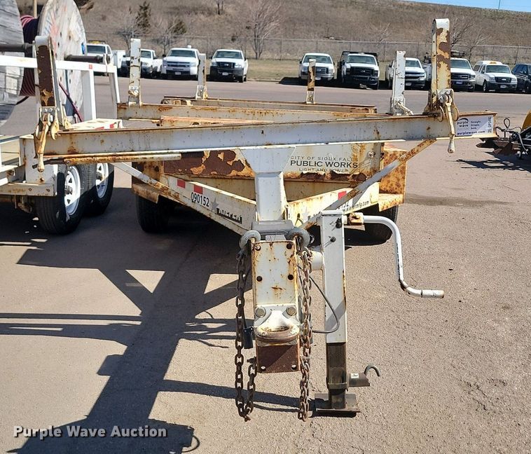 image for item DP3482 2014 Kiefer TRA/REM pole trailer