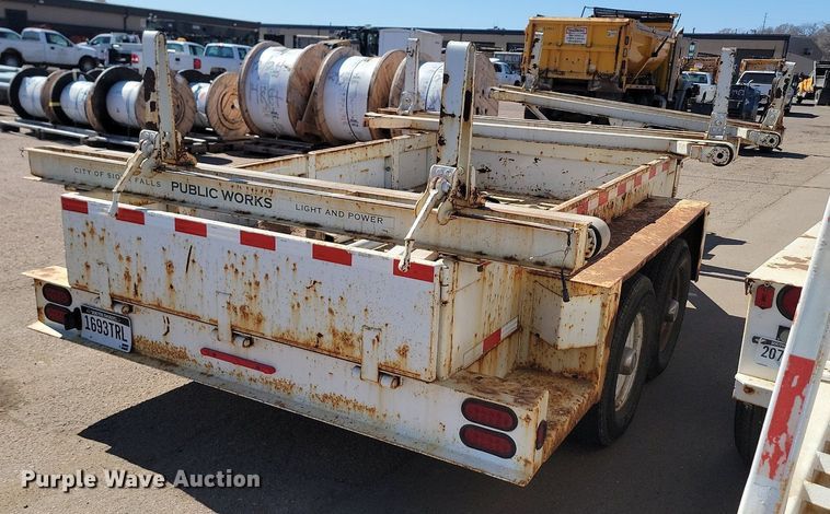 image for item DP3482 2014 Kiefer TRA/REM pole trailer