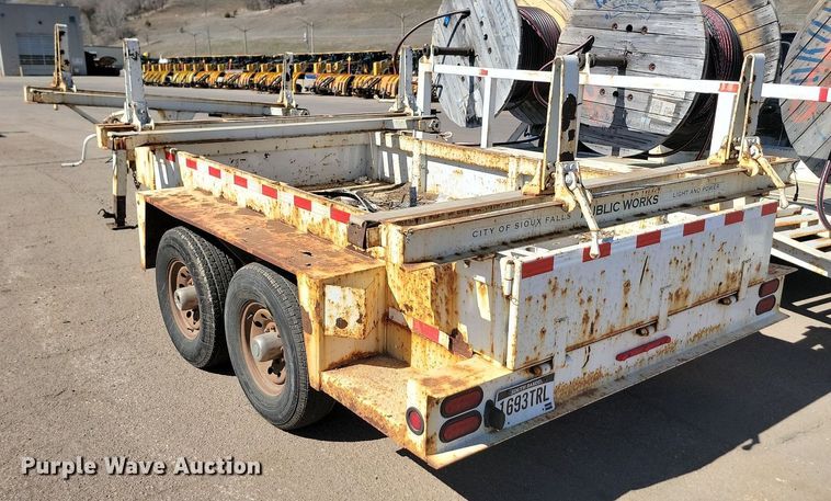 image for item DP3482 2014 Kiefer TRA/REM pole trailer