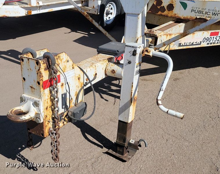 image for item DP3482 2014 Kiefer TRA/REM pole trailer