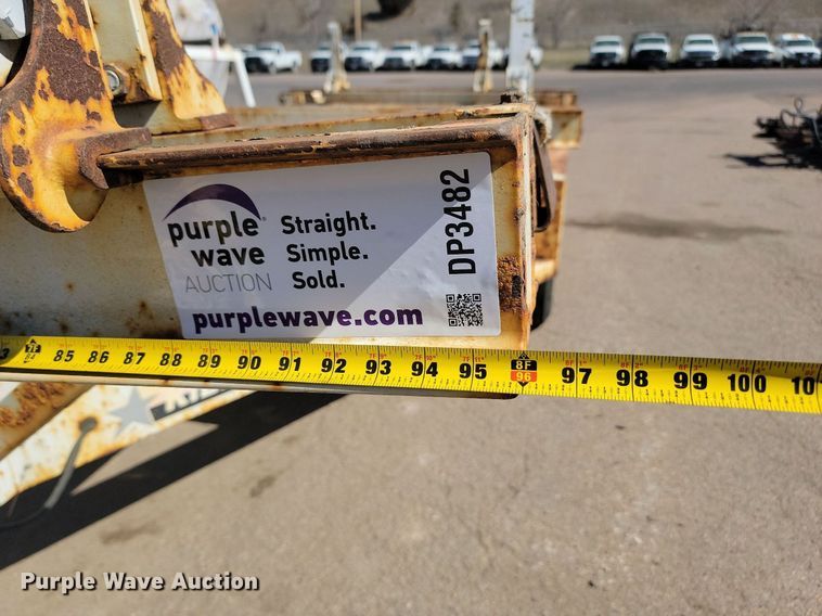 image for item DP3482 2014 Kiefer TRA/REM pole trailer