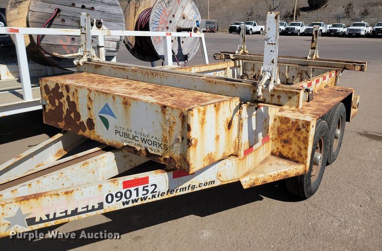image for item DP3482 2014 Kiefer TRA/REM pole trailer
