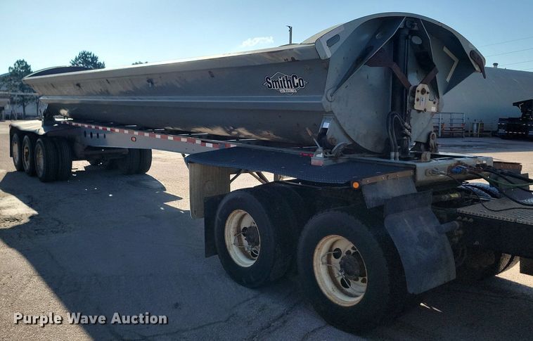 image for item DP3505 2009 SmithCo S3-43-34 side dump trailer