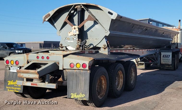 image for item DP3505 2009 SmithCo S3-43-34 side dump trailer