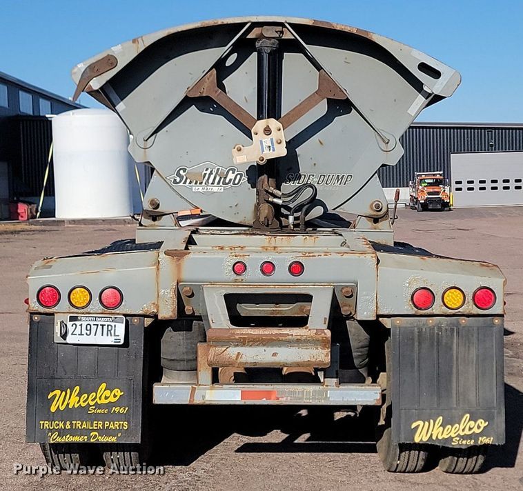 image for item DP3505 2009 SmithCo S3-43-34 side dump trailer