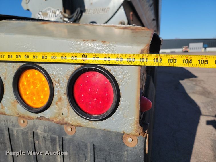 image for item DP3505 2009 SmithCo S3-43-34 side dump trailer
