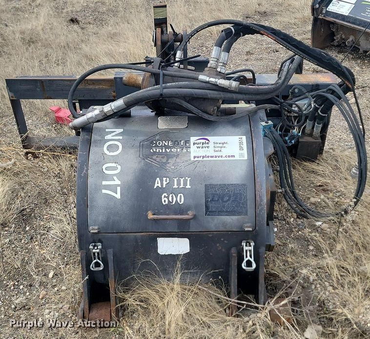 image for item DP3514 2013 Coneqtec universal AR600 skid steer cold planer