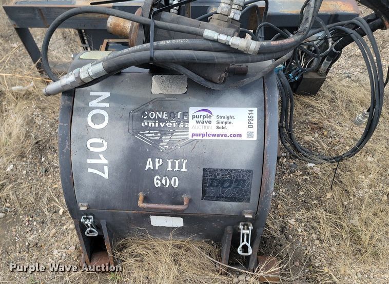 image for item DP3514 2013 Coneqtec universal AR600 skid steer cold planer