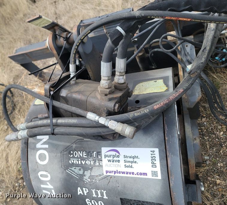 image for item DP3514 2013 Coneqtec universal AR600 skid steer cold planer