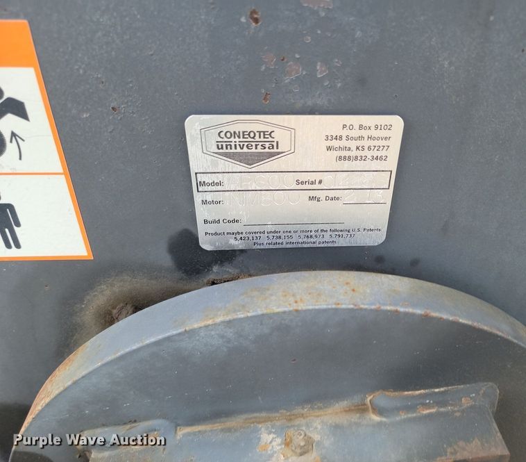 image for item DP3514 2013 Coneqtec universal AR600 skid steer cold planer