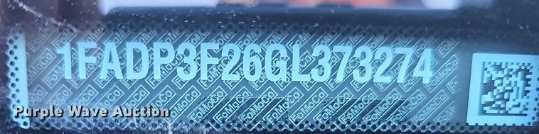 image for item DQ8704 2016 Ford Focus SE 