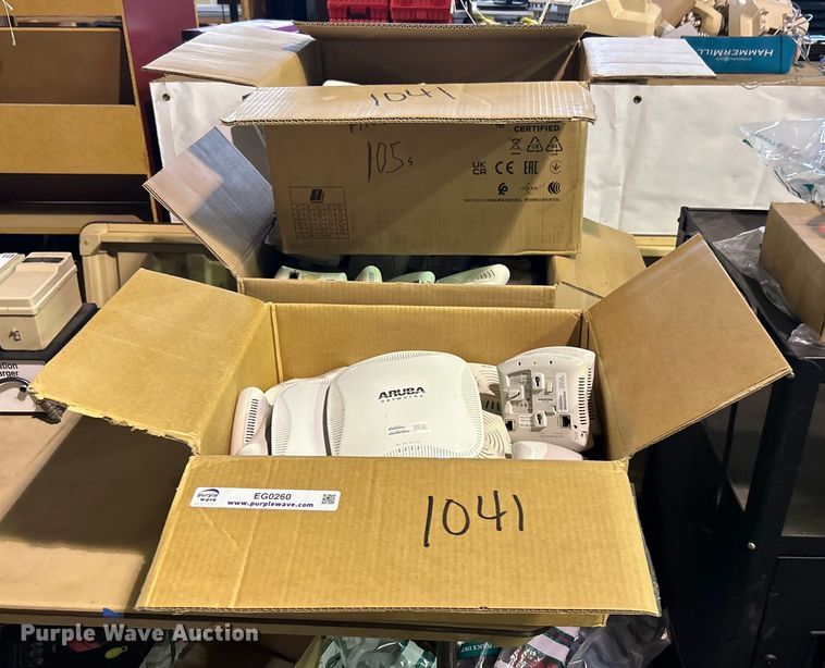 image for item EG0260 Approximately (70) Aruba Networks AP-105 Indoor Wi-Fi access points