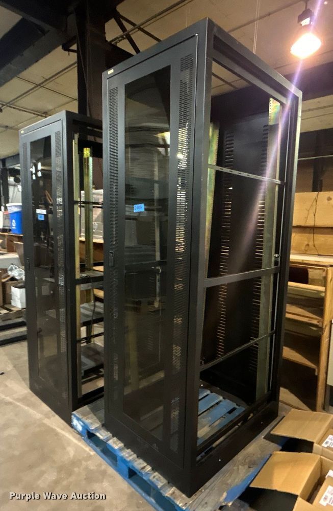 (2) server racks in Tulsa, OK | Item EG0323 sold | Purple Wave