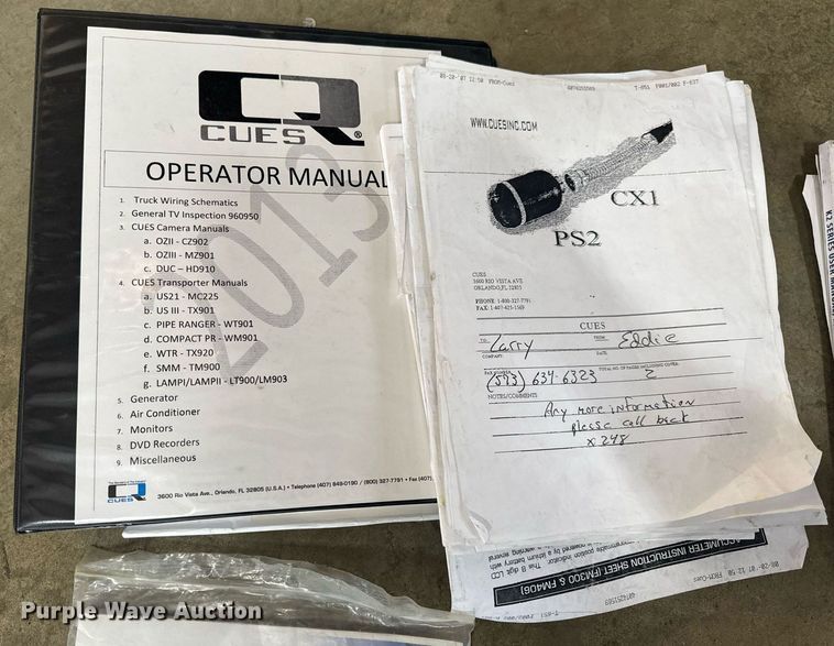 image for item EH6616 Cues Inspector General sewer drain cameras