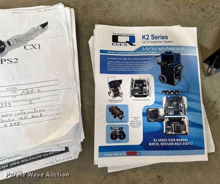 image for item EH6616 Cues Inspector General sewer drain cameras