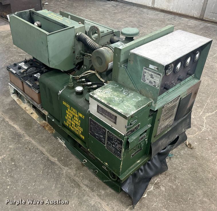 image for item EH6620 1986 Libby Welding Co. Inc. MEP003A generator set