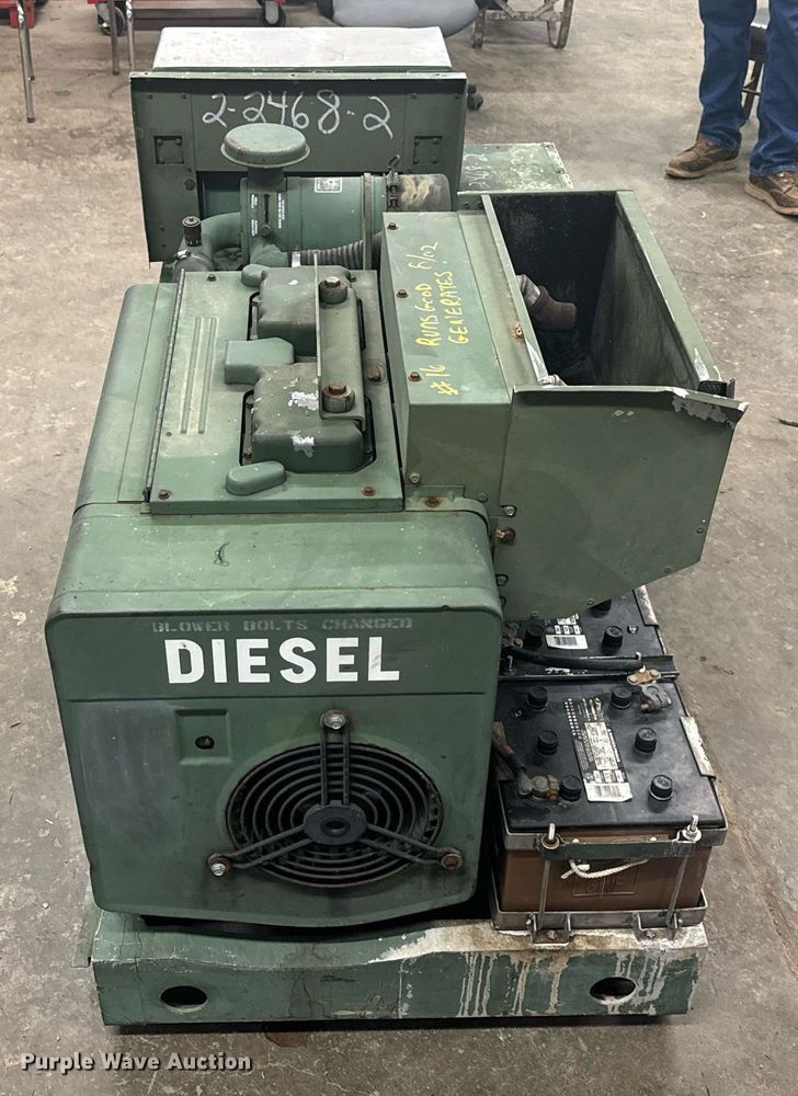 image for item EH6620 1986 Libby Welding Co. Inc. MEP003A generator set