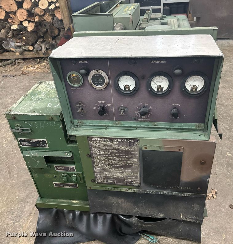 image for item EH6620 1986 Libby Welding Co. Inc. MEP003A generator set