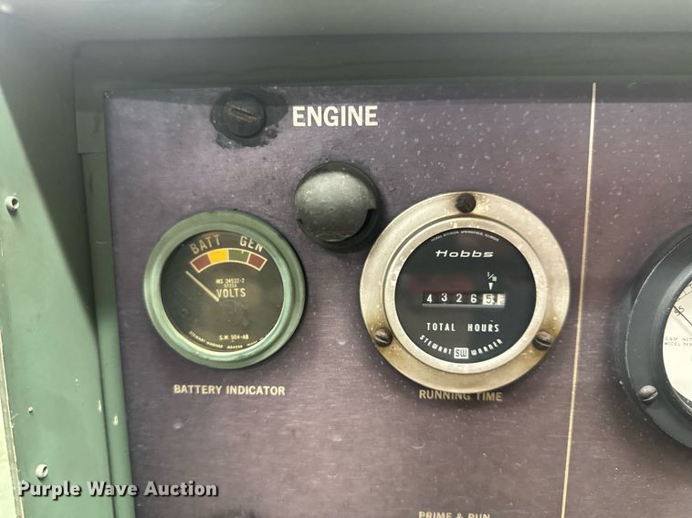 image for item EH6620 1986 Libby Welding Co. Inc. MEP003A generator set