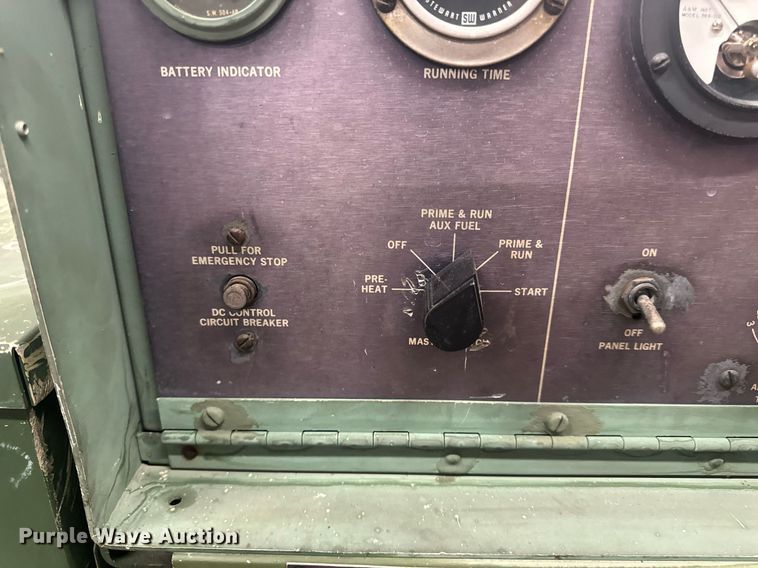 image for item EH6620 1986 Libby Welding Co. Inc. MEP003A generator set