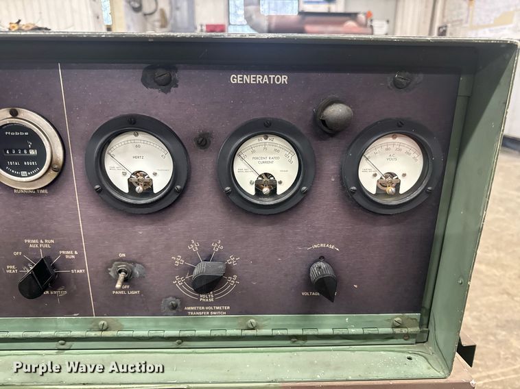 image for item EH6620 1986 Libby Welding Co. Inc. MEP003A generator set