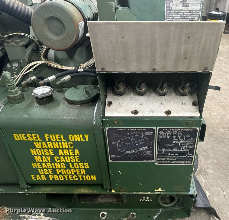 image for item EH6620 1986 Libby Welding Co. Inc. MEP003A generator set