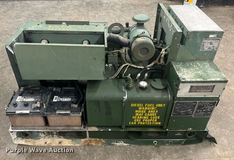 image for item EH6620 1986 Libby Welding Co. Inc. MEP003A generator set