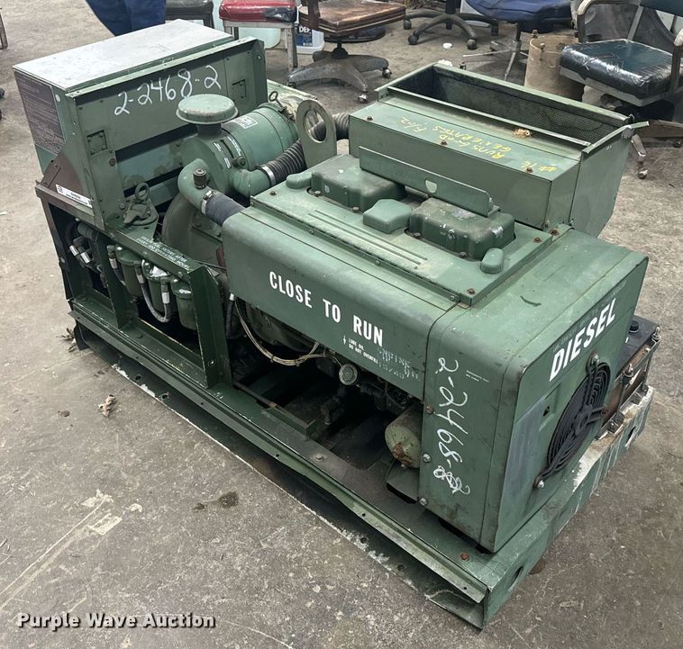 image for item EH6620 1986 Libby Welding Co. Inc. MEP003A generator set