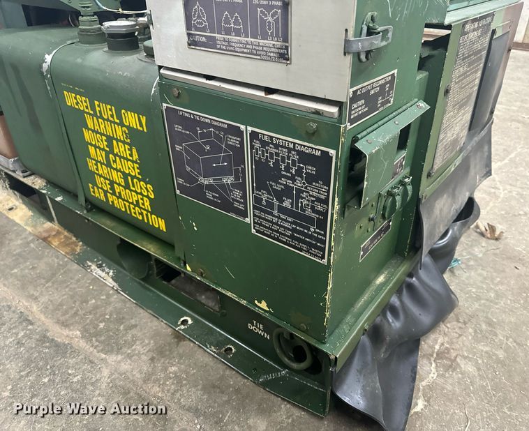 image for item EH6620 1986 Libby Welding Co. Inc. MEP003A generator set