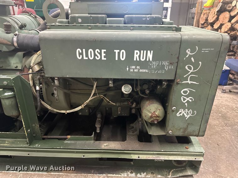 image for item EH6620 1986 Libby Welding Co. Inc. MEP003A generator set